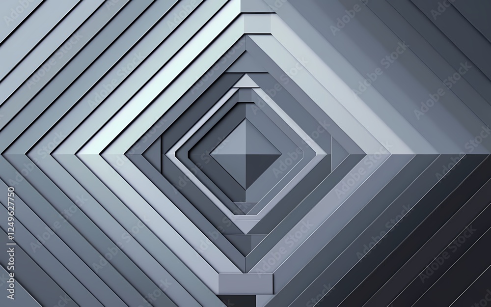 Geometric pattern in shades of gray. Generative AI Geometric pattern in shades of gray. Generative AI