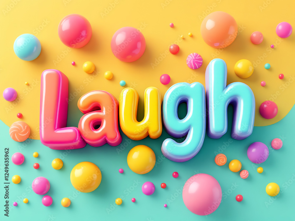 Colorful 3D Text Colorful 3D Text