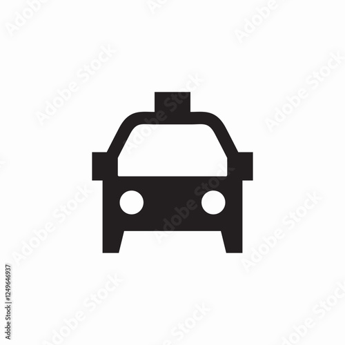 taxi services icon sign vector