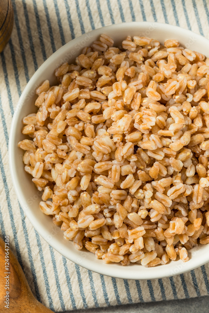 Organic Cooked Italian Farro Rice Organic Cooked Italian Farro Rice