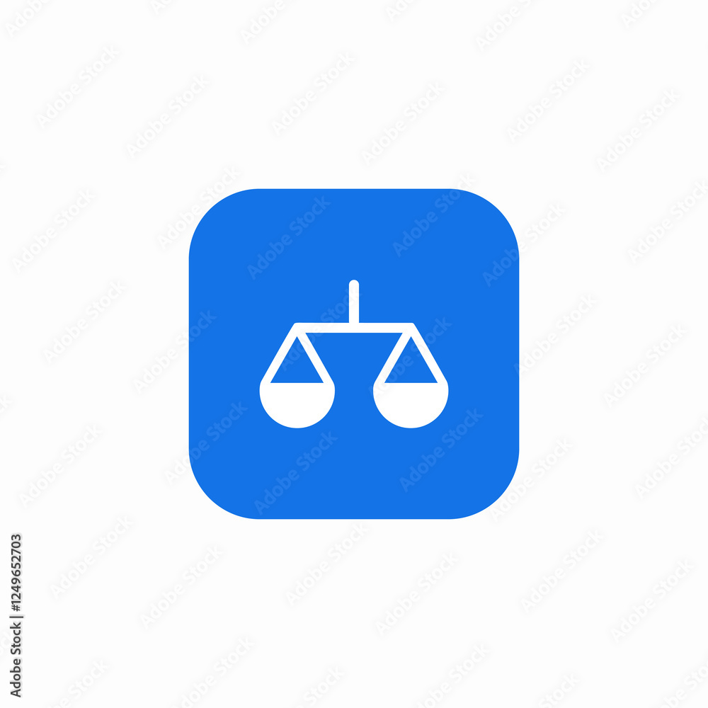 court balance icon sign vector court balance icon sign vector