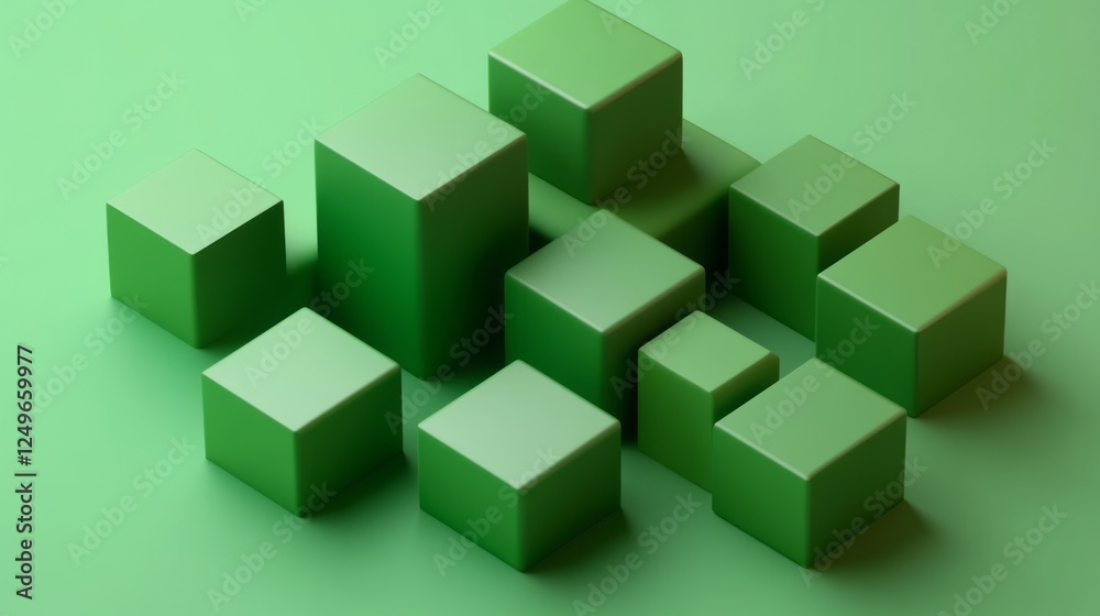 bundle green colour professional graphic design element 2d isolated with white background bundle green colour professional graphic design element 2d isolated with white background