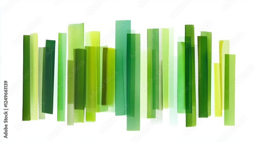 bundle green colour professional graphic design element 2d isolated with white background bundle green colour professional graphic design element 2d isolated with white background