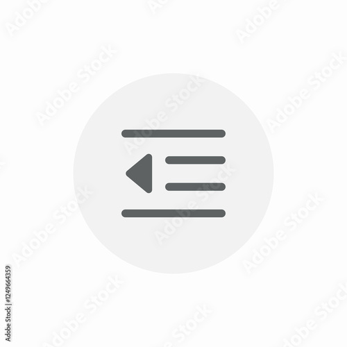 paragraph set icon sign vector