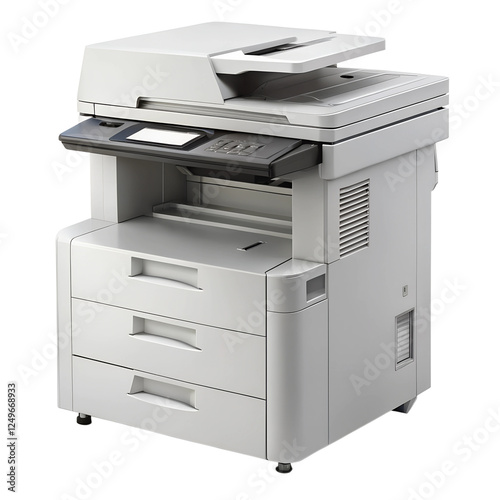 printer isolated on white background