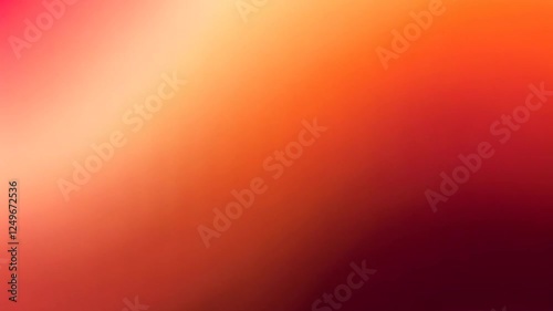 Abstract smooth red orange tones color gradient background. Abstract blurred grainy gradient banner background texture. Website, fashion menu background video.