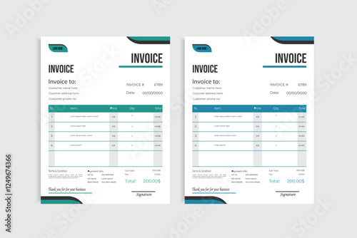 Invoice Design Template