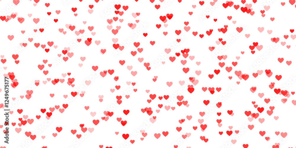 Valentine’s Day heart confetti falling like romantic dust on a transparent background. A stylish and artistic red heart effect, creating a soft and magical atmosphere. Editable vector Valentine’s Day heart confetti falling like romantic dust on a transparent background. A stylish and artistic red heart effect, creating a soft and magical atmosphere. Editable vector