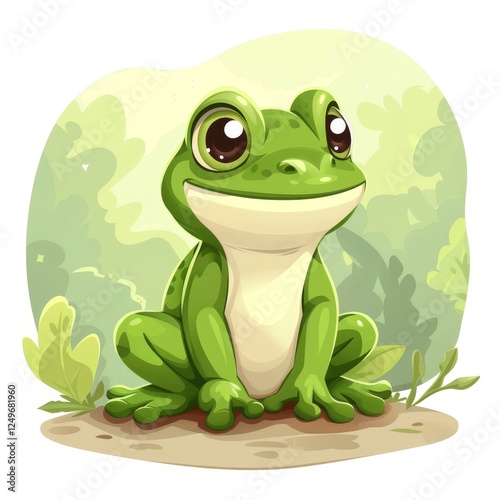 Frog isolated on a white background cutout