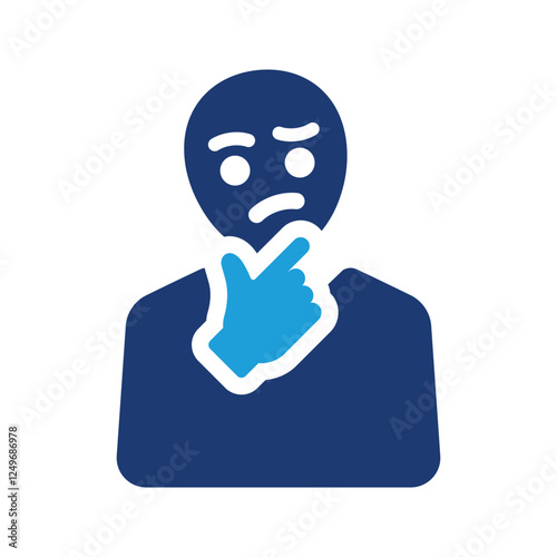 Skeptical icon