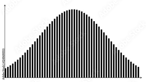 Minimalist Bar Chart with Grid and Labels Graphic