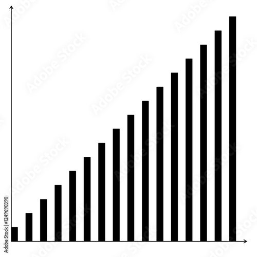 High Contrast Bar Graph with Axes and Titles