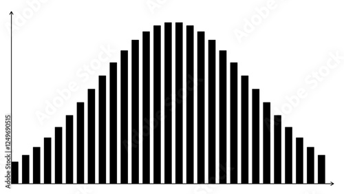 High Contrast Bar Graph with Axes and Titles