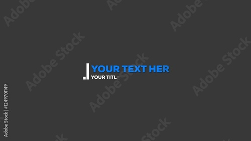 Modern Two colors lower thirds