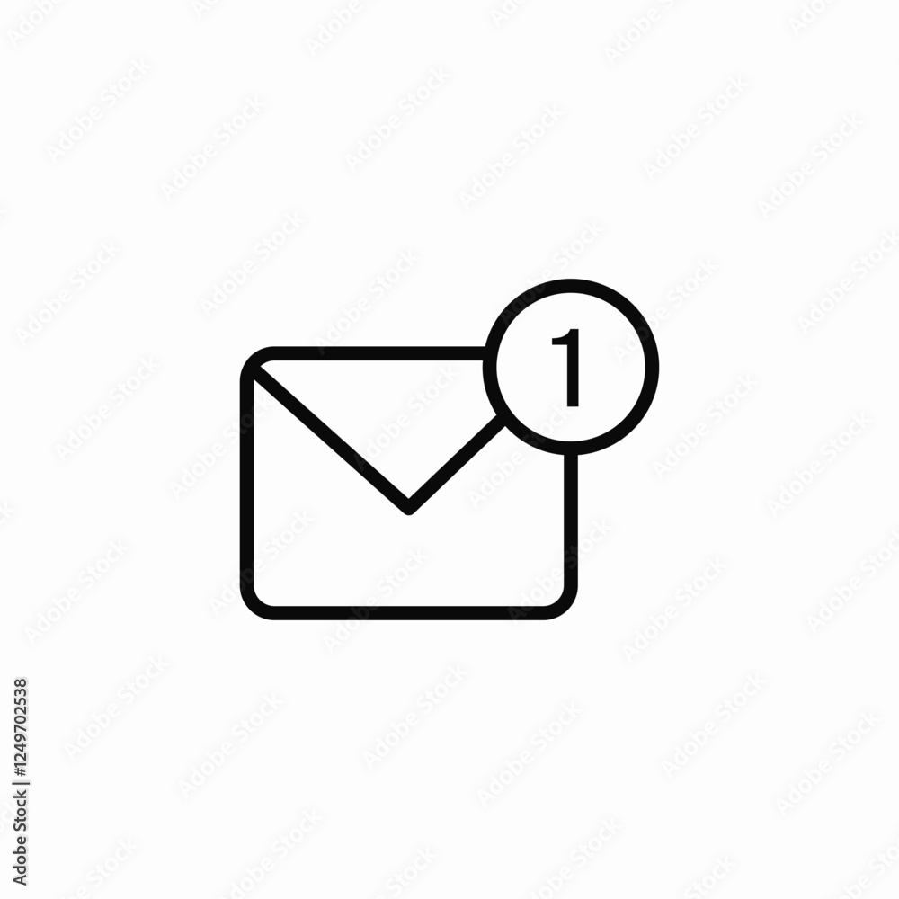 pending email notification icon sign vector pending email notification icon sign vector