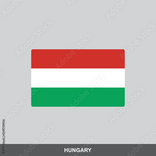 Free Download Hungary national flag vector design - GFXLoad