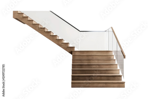 Close-Up of Closed-Riser Stairs