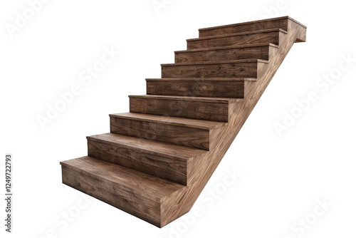Detailed View of Closed-Riser Stairs
