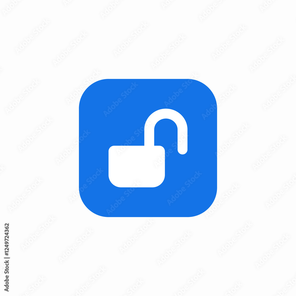 unlock success icon sign vector unlock success icon sign vector