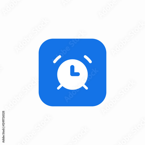 alarm settings icon sign vector