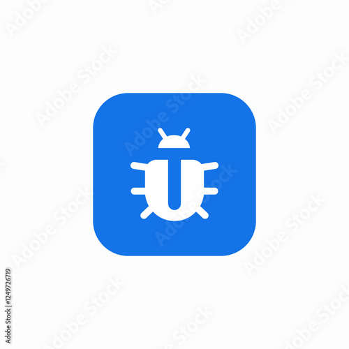 bug infest error icon sign vector