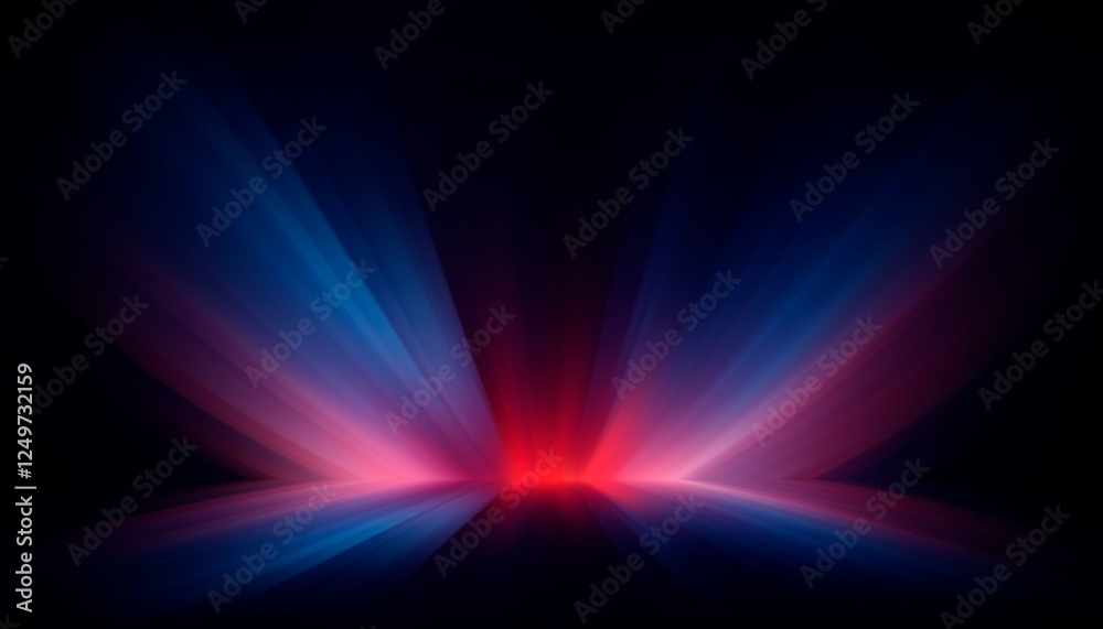 Obraz premium Abstract neon background, neon explosion, light movement, rays.