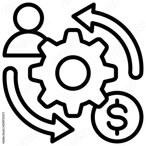 Economic System Icon