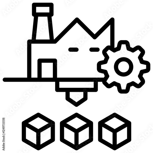 Additive Manufacturing Icon