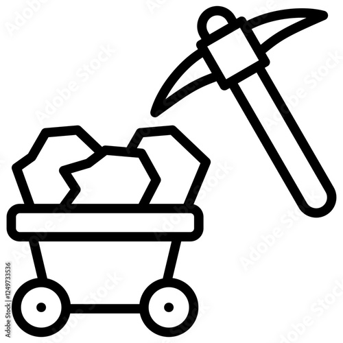 Coal Mining Icon