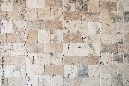 Wallpaper Mural Background of stone wall texture, Stone wall background for interior design. Closeup. Torontodigital.ca