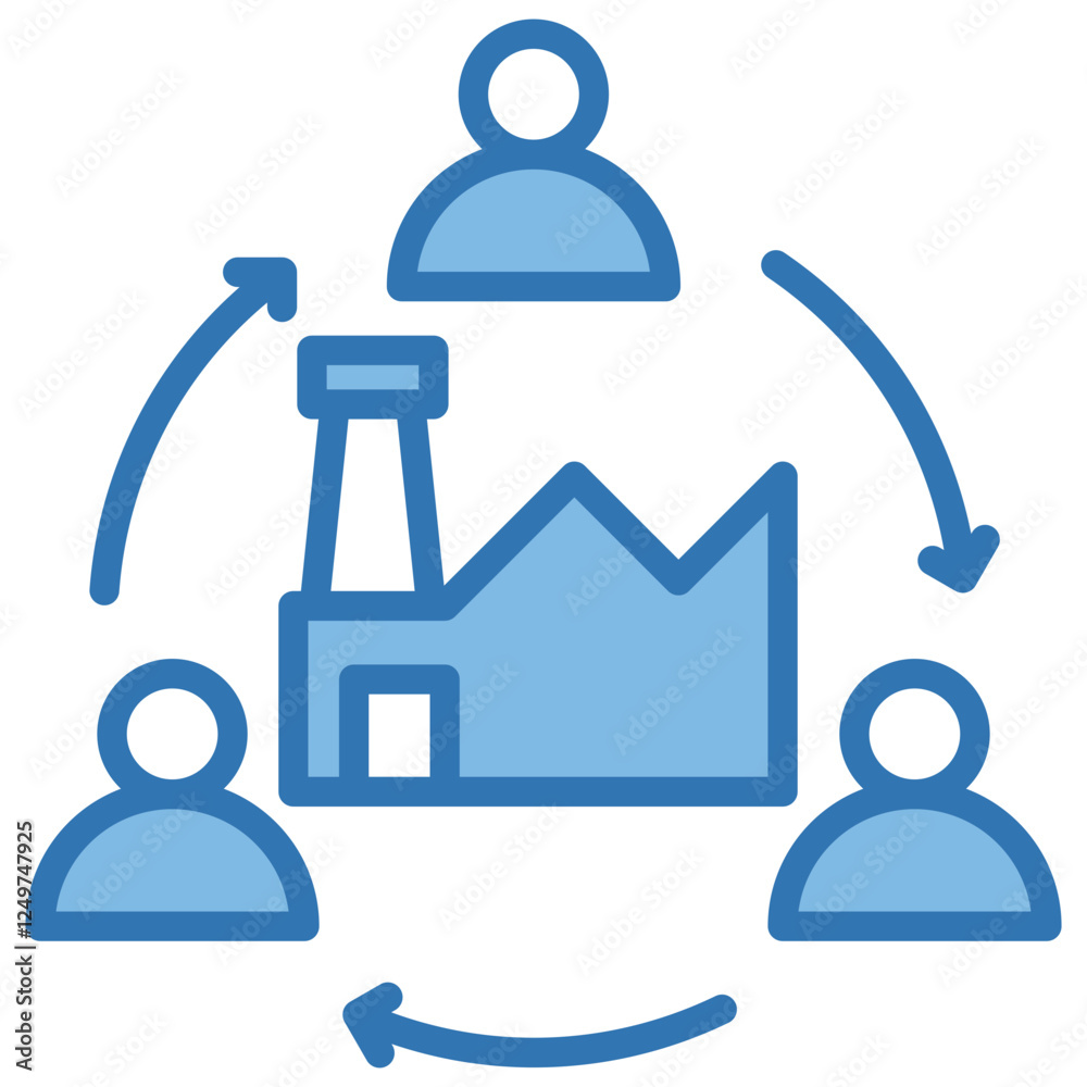 Obraz premium Restructuring Icon