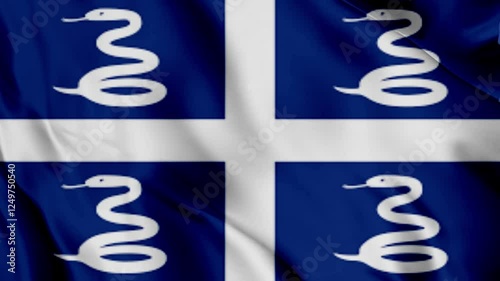 A flag weving