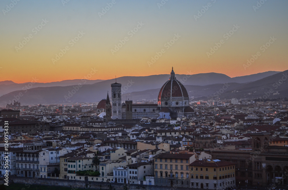 Fototapeta premium view of florence