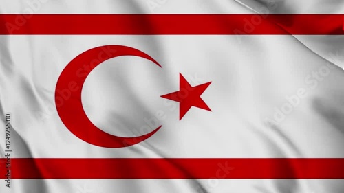 A flag waving