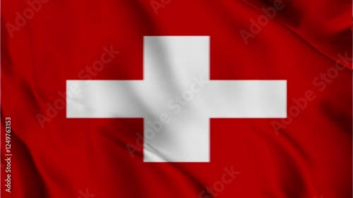 switzerland flag looping animation