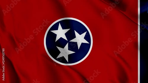flag of tennessee waving
