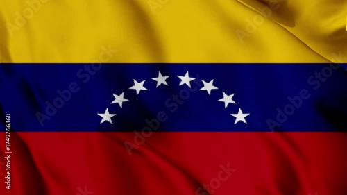 waving flag of venezuela