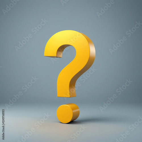 3d question mark
