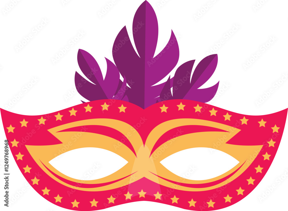 Brazil Red Vector Carnival Mask With Feathers
Brazil Red Vector Carnival Mask With Feathers