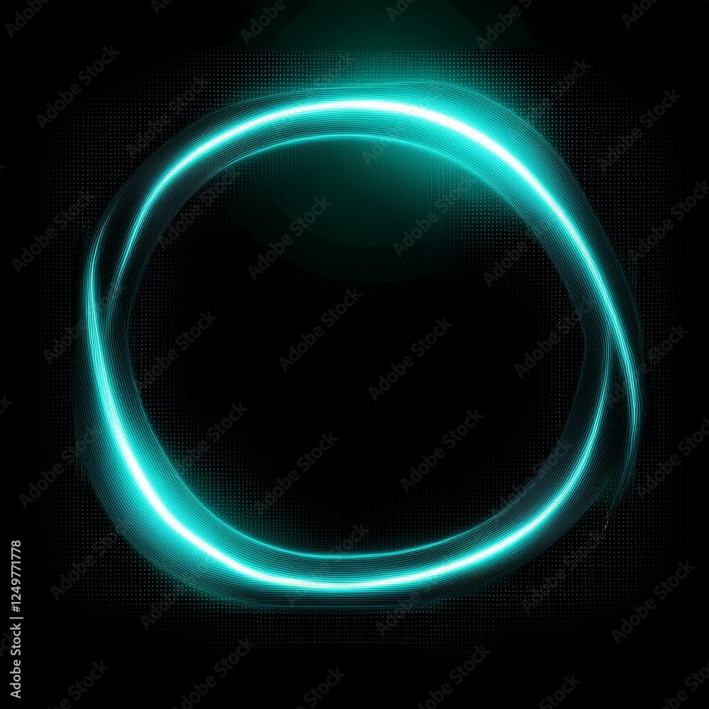 Obraz premium frame border of modern sparkle abstract background design in black background with copy space for text