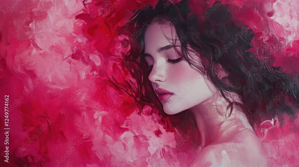 Blend from ruby red to pink, rich and captivating Blend from ruby red to pink, rich and captivating