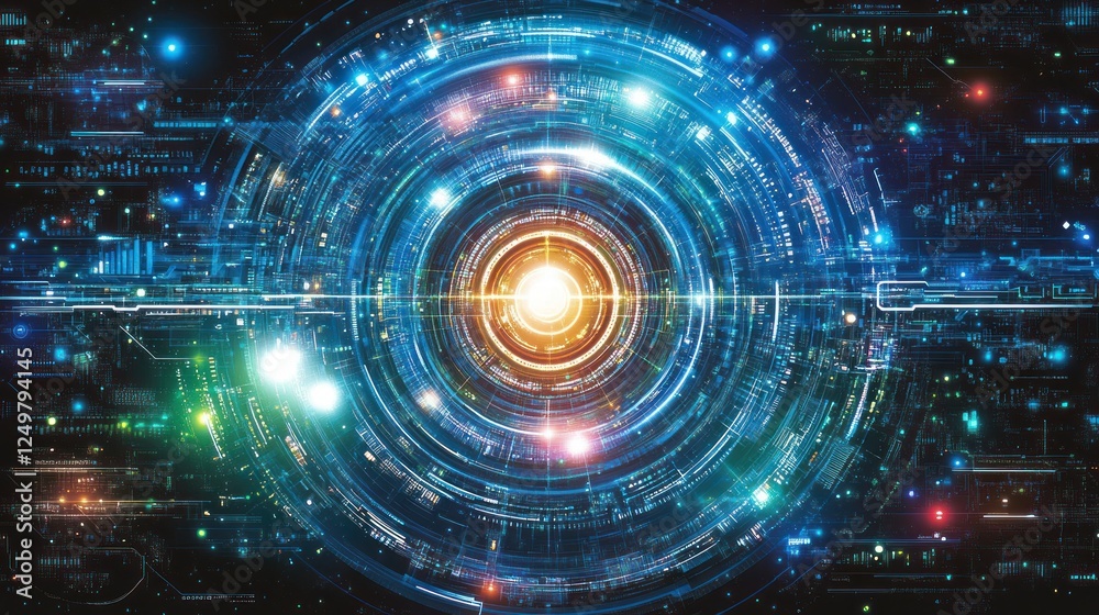 Abstract Digital Eye: A Visualization of Technology and Information Flow Abstract Digital Eye: A Visualization of Technology and Information Flow