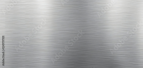 Shiny brushed aluminum metal texture with subtle horizontal lines and reflections, metallic surface, smooth aluminum texture, polished aluminum background, reflective metal texture, sleek brushed alum