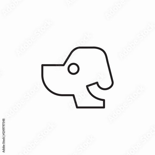 animal-dog icon sign vector