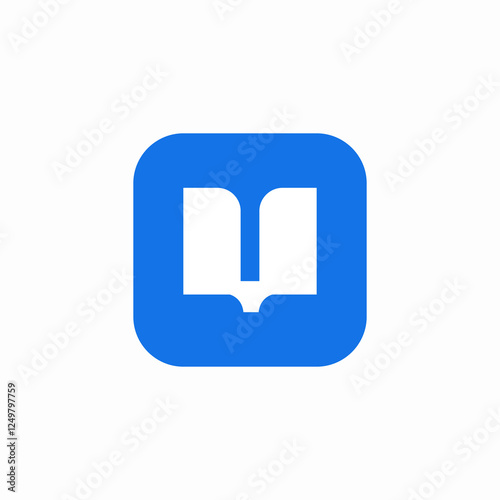 book library icon sign vector