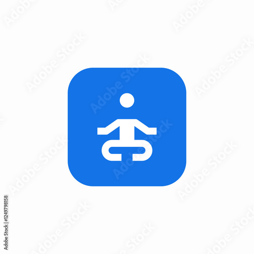 floor relax icon sign vector