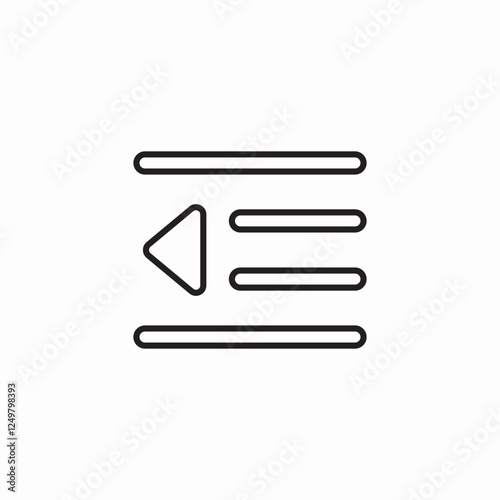 modify paragraph icon sign vector