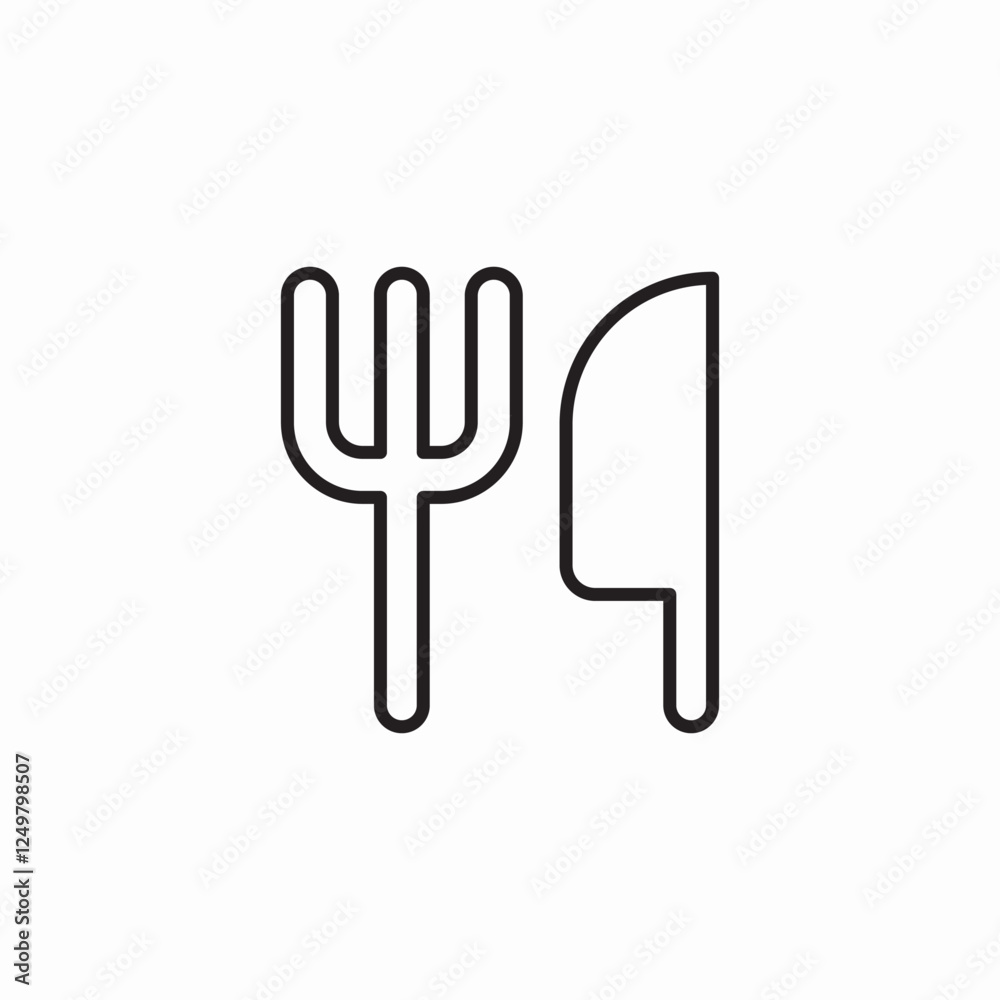 restaraunt area icon sign vector restaraunt area icon sign vector