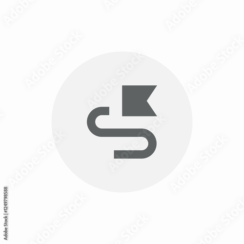 snake animal icon sign vector