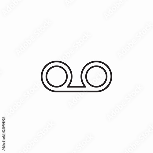 voicemail call icon sign vector